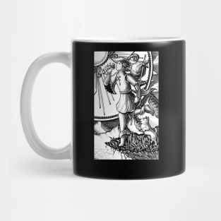 The Fool Tarot - Black Outline Mug